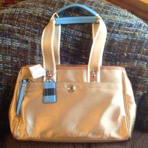 COACH price ✂BRAND NWT Hampton Weekend Tote